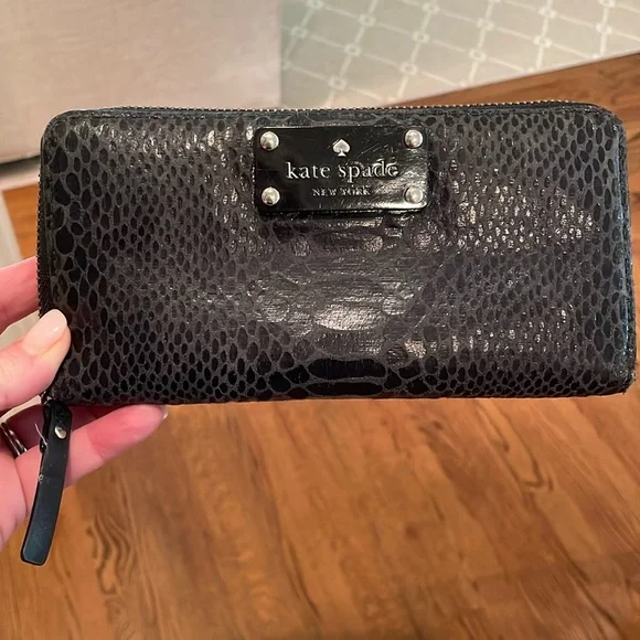 kate spade | Bags | Kate Spade Crocodile Embossed Leather  display picture 1